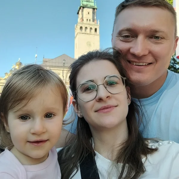Ewelina i Dawid Kępa rodzice Wiktorii